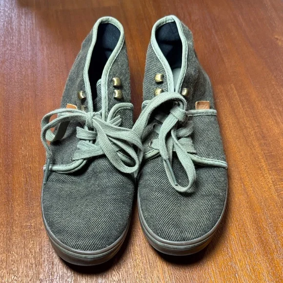 Vans Olive Green High-Top ladies Shoes - Picture 4 of 8